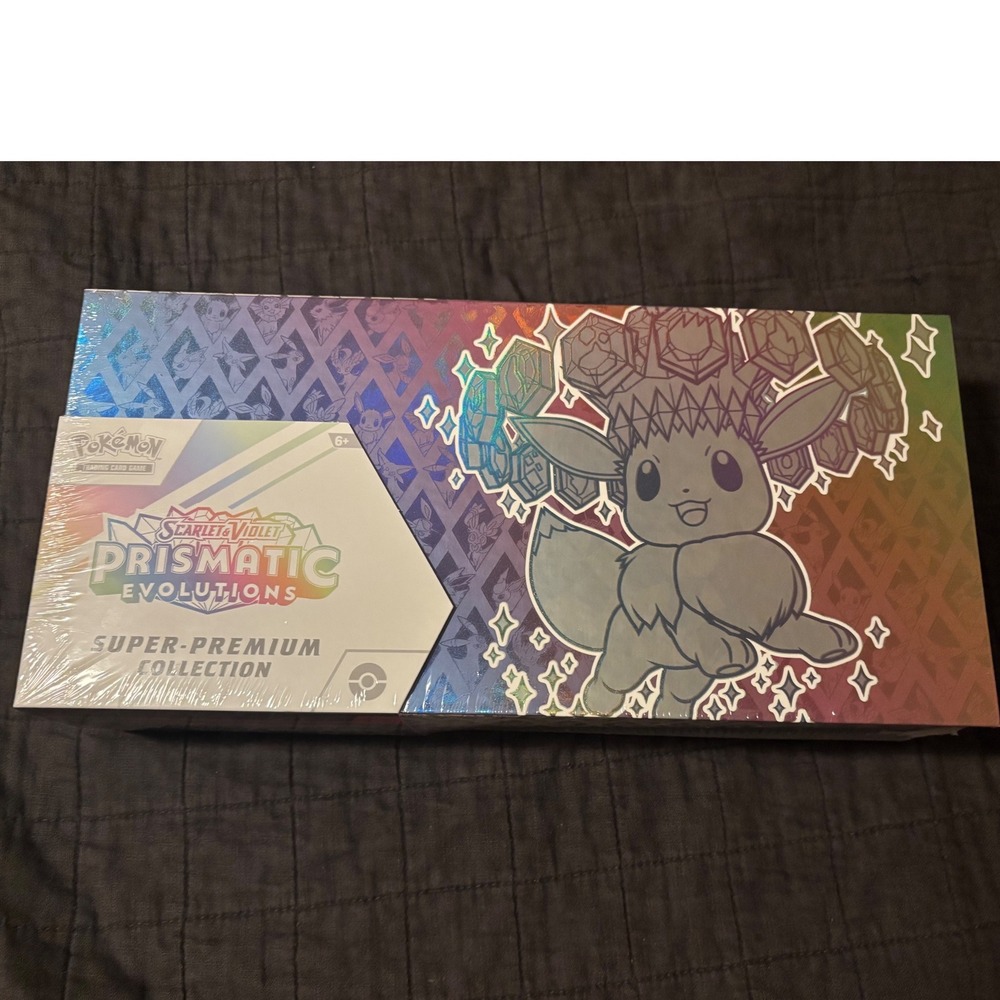Pokemon TCG Scarlet & Violet Prismatic Evolutions Super-Premium Collection Box